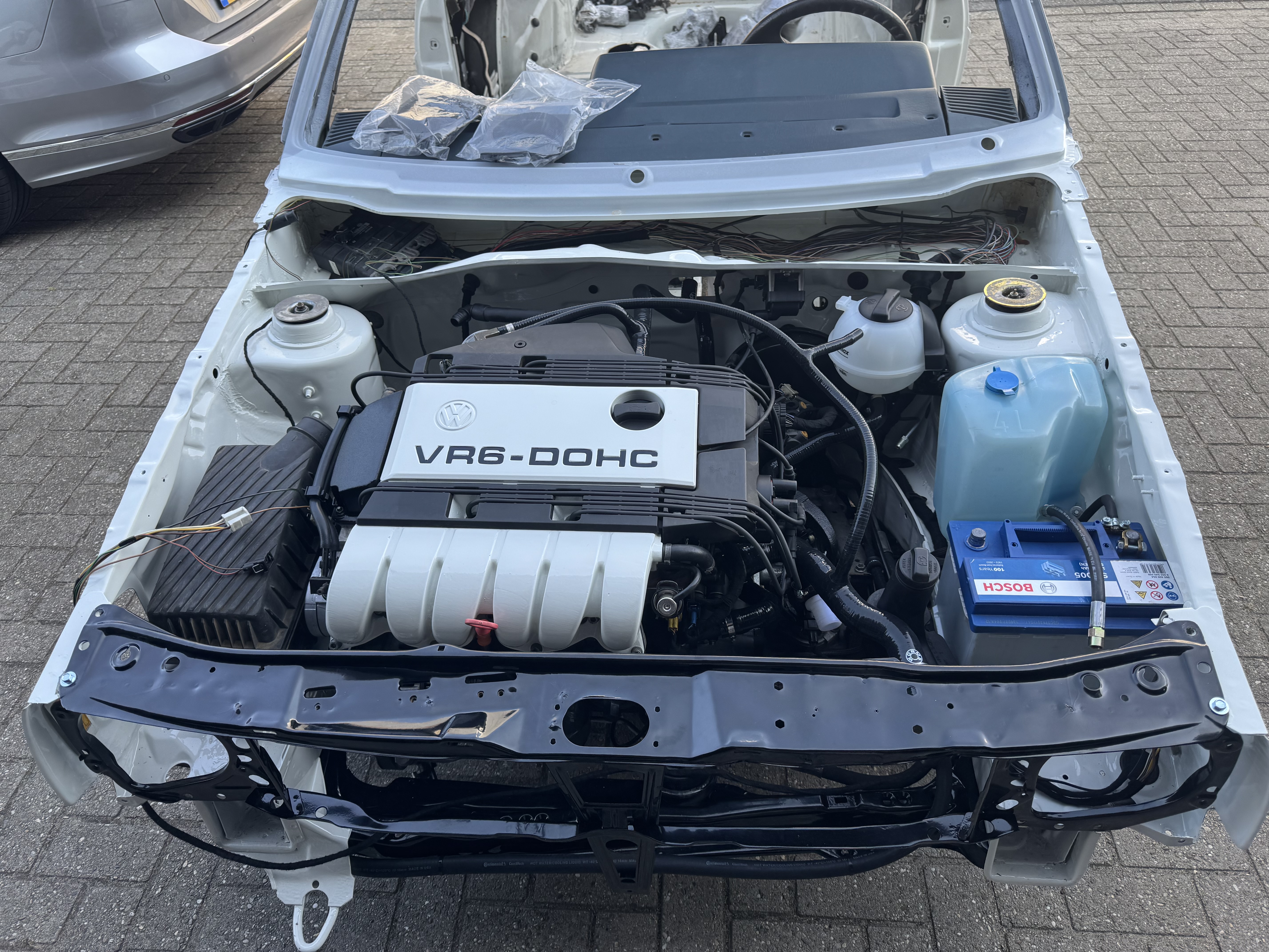 Golf Mk2 shell freshly painted